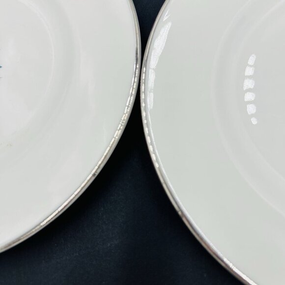 Syracuse China Lyric Pattern 6.25" Dessert/Bread Plates Vintage MCM Set of 4 - Picture 7 of 14